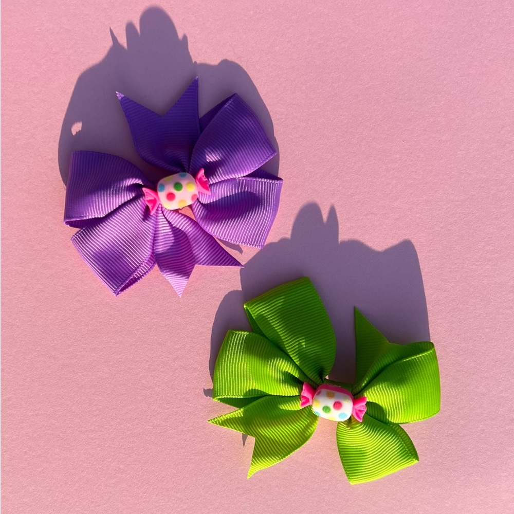 Small Hair Bows for Kids - Candy Hair Bows - Mix & Match Hair Bows - Picture 10 of 14